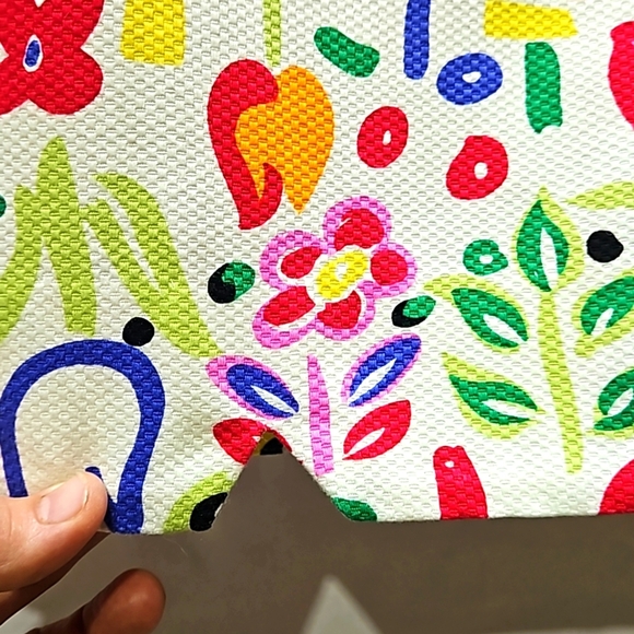 Eagle's eye, Multi-colored, Mini skirt, Floral, White, Lined, 100% Cotton, Sz 12 - Picture 4 of 10